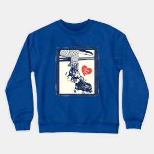 Roller Skate Love Crewneck Sweatshirt